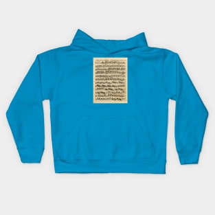 Vivaldi | Autumn | Original handwritten score by Antonio Vivaldi | The four Seasons Kids Hoodie